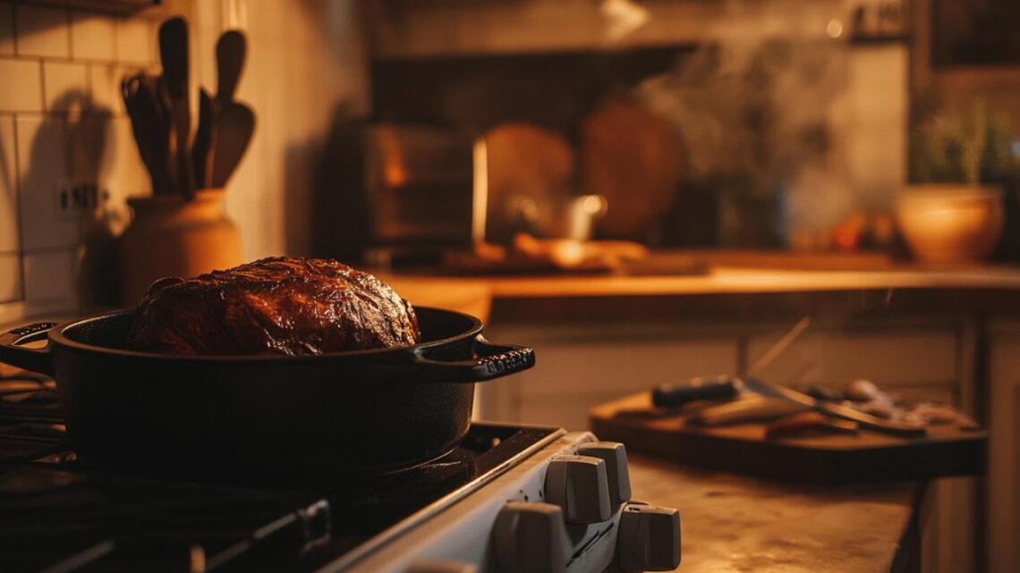 [2024] Cuissot de chevreuil en cocotte en fonte au four : l’art de la cuisine de gibier